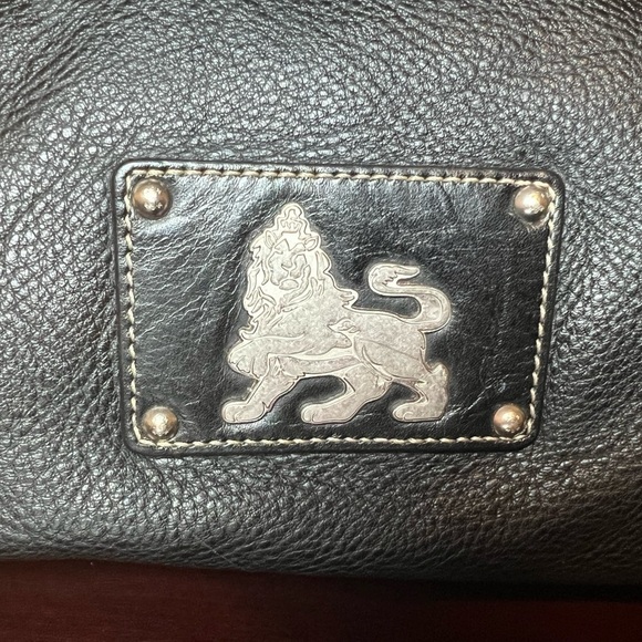 MCM RARE Vintage Tote Duffle Pebble Leather Bag Black COA A6770 - Picture 9 of 13